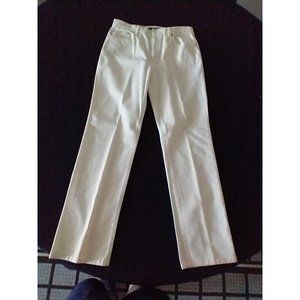 Vintage Women Ralph Lauren 5 Pocket white jeans NWT Tanya Straight leg size 10